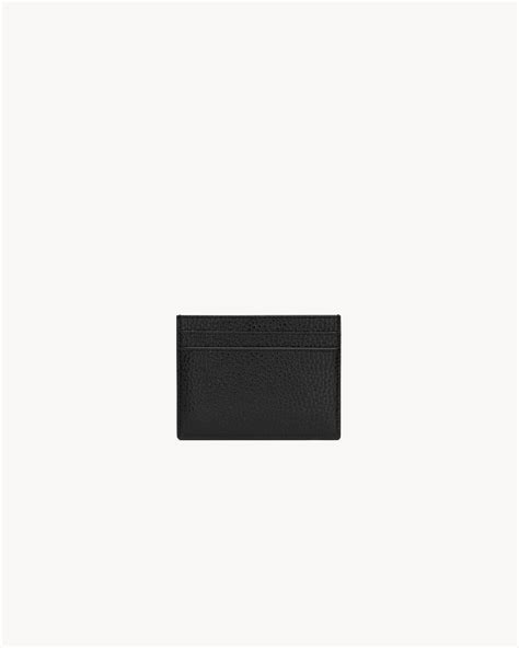 ysl cassandre card case in grained leather|TINY CASSANDRE CARD CASE IN GRAINED LEATHER .